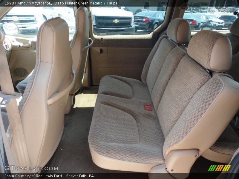 Deep Hunter Green Metallic / Taupe 1998 Plymouth Voyager SE