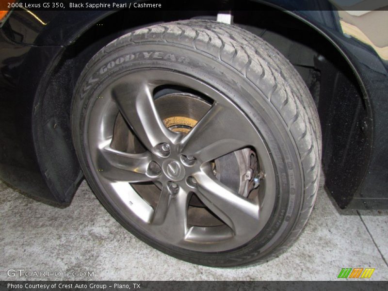 Black Sapphire Pearl / Cashmere 2008 Lexus GS 350