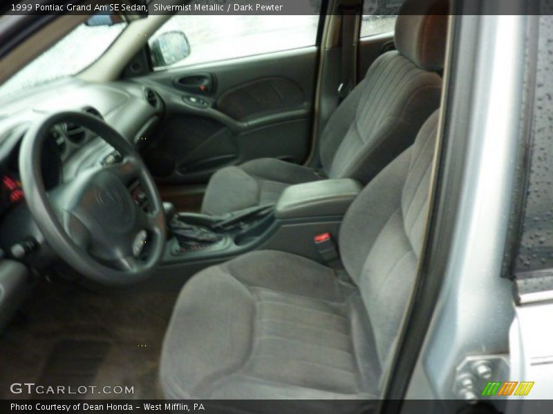 Silvermist Metallic / Dark Pewter 1999 Pontiac Grand Am SE Sedan