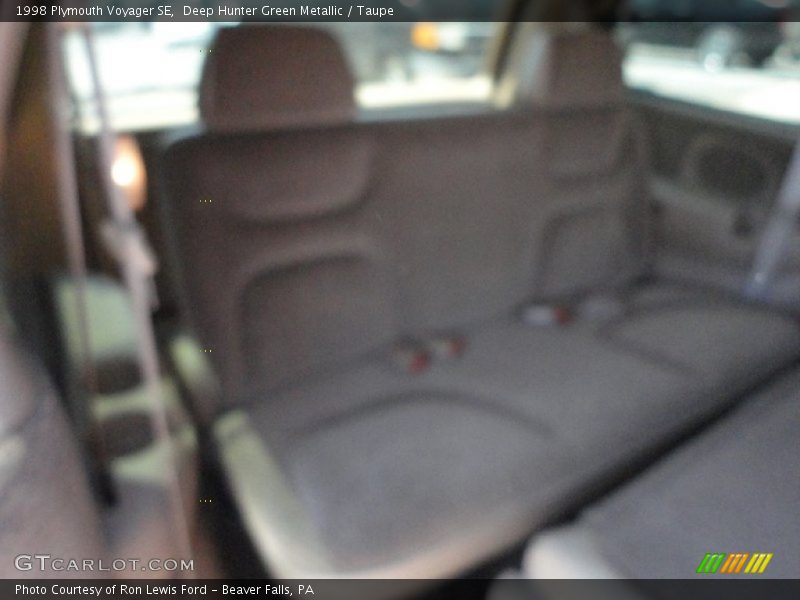 Deep Hunter Green Metallic / Taupe 1998 Plymouth Voyager SE
