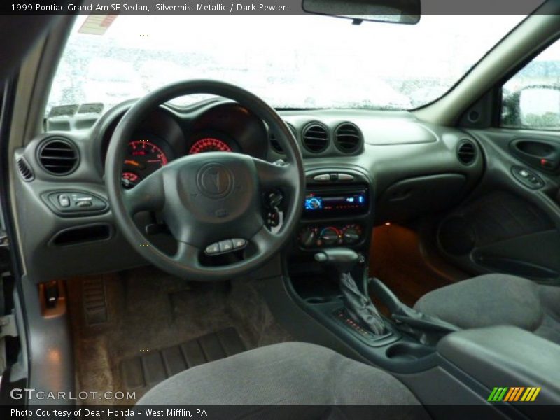  1999 Grand Am SE Sedan Dark Pewter Interior