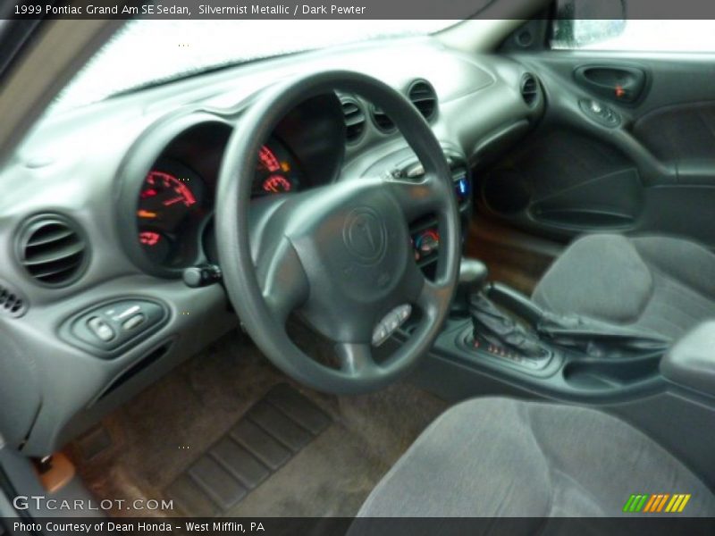 Silvermist Metallic / Dark Pewter 1999 Pontiac Grand Am SE Sedan