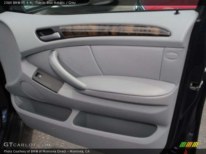 Toledo Blue Metallic / Grey 2006 BMW X5 4.4i