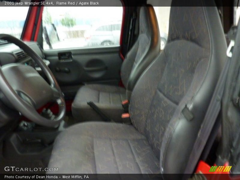 Flame Red / Agate Black 2001 Jeep Wrangler SE 4x4