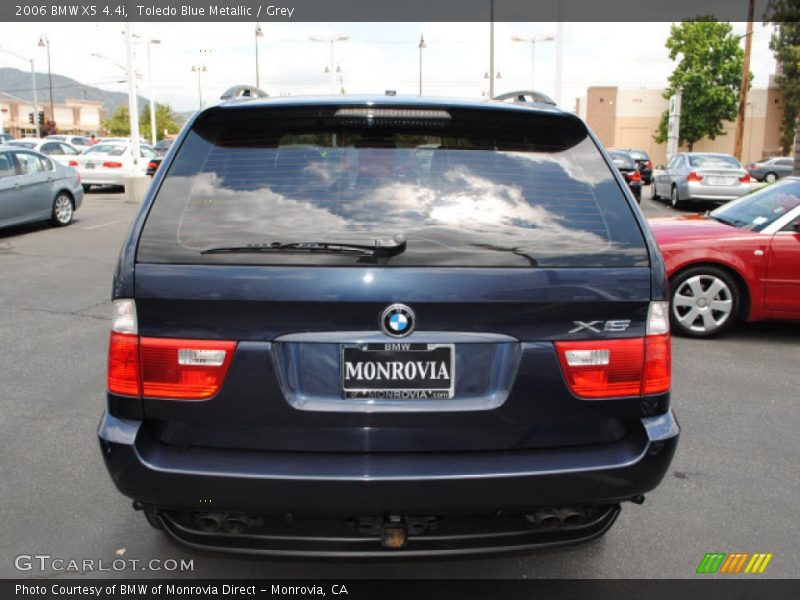 Toledo Blue Metallic / Grey 2006 BMW X5 4.4i