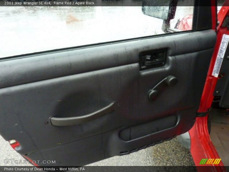 Flame Red / Agate Black 2001 Jeep Wrangler SE 4x4