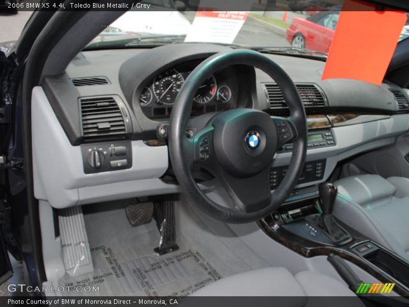Toledo Blue Metallic / Grey 2006 BMW X5 4.4i