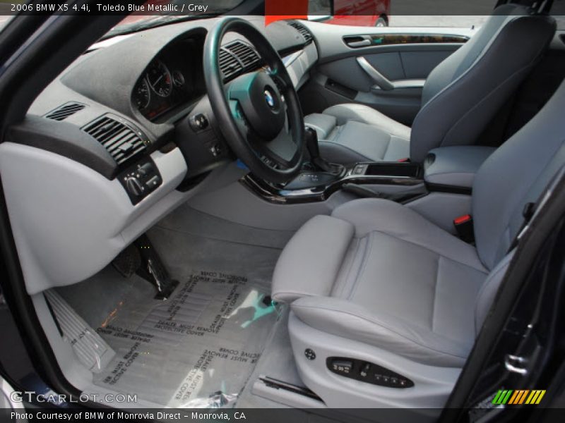 Toledo Blue Metallic / Grey 2006 BMW X5 4.4i