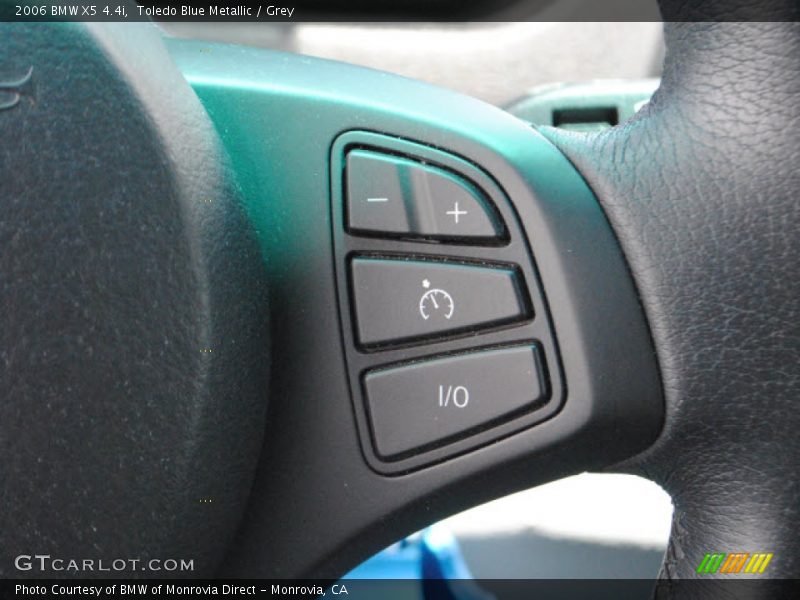 Toledo Blue Metallic / Grey 2006 BMW X5 4.4i