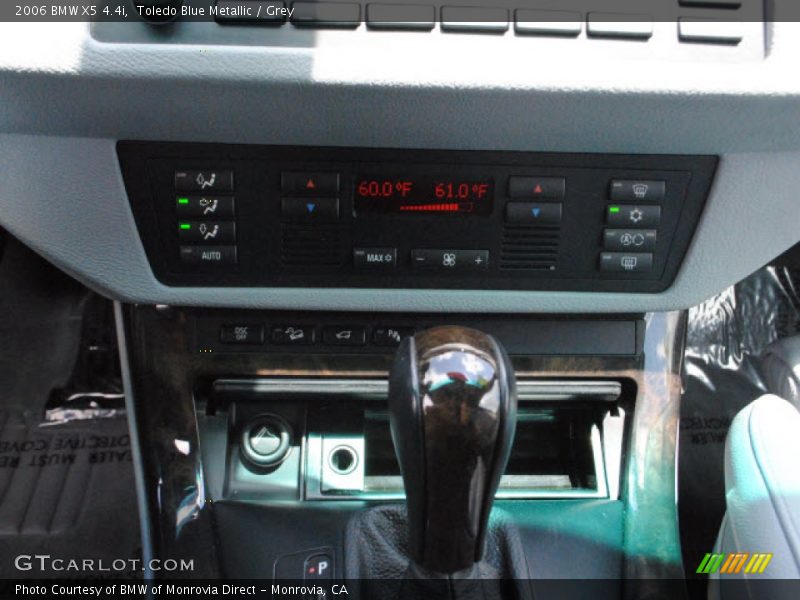 Toledo Blue Metallic / Grey 2006 BMW X5 4.4i