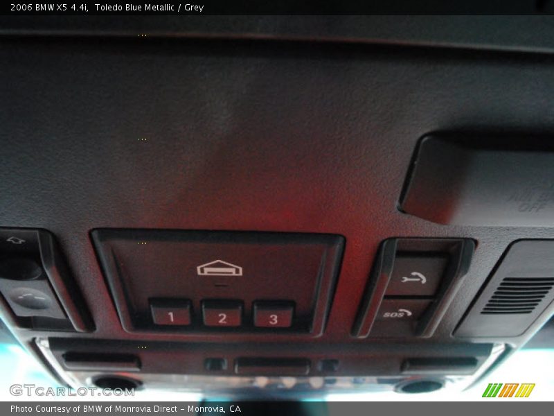 Toledo Blue Metallic / Grey 2006 BMW X5 4.4i
