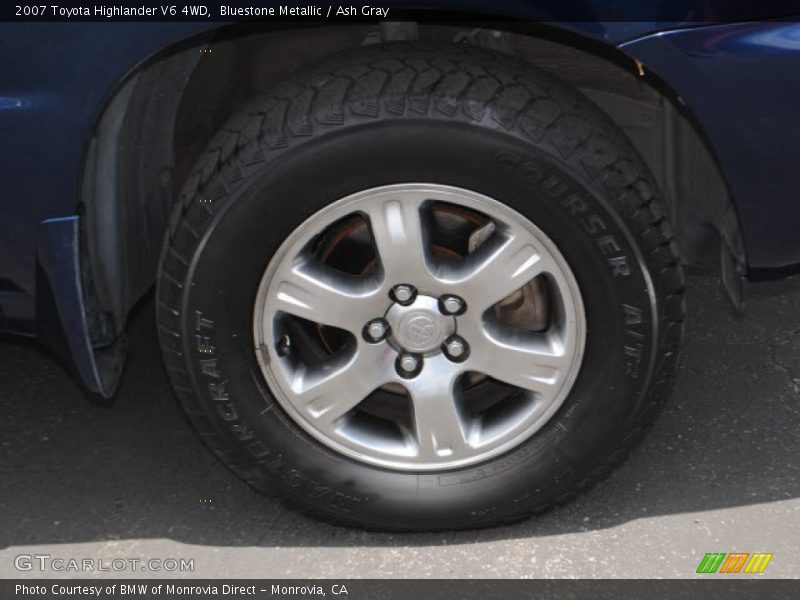 Bluestone Metallic / Ash Gray 2007 Toyota Highlander V6 4WD