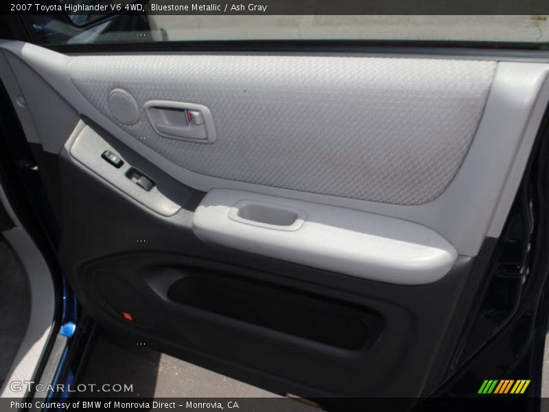 Bluestone Metallic / Ash Gray 2007 Toyota Highlander V6 4WD