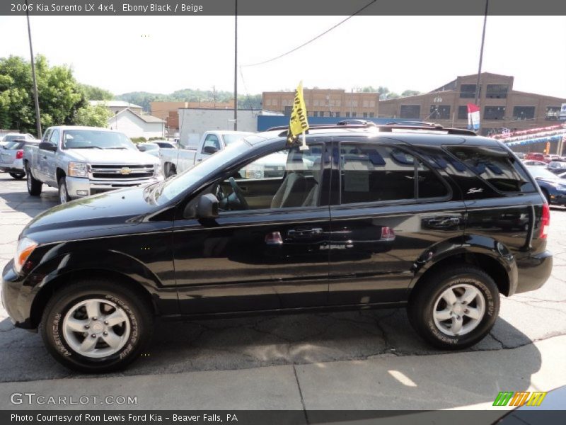Ebony Black / Beige 2006 Kia Sorento LX 4x4