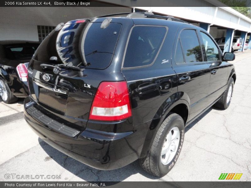 Ebony Black / Beige 2006 Kia Sorento LX 4x4