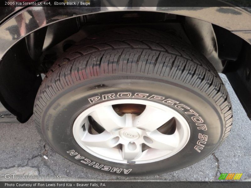 Ebony Black / Beige 2006 Kia Sorento LX 4x4