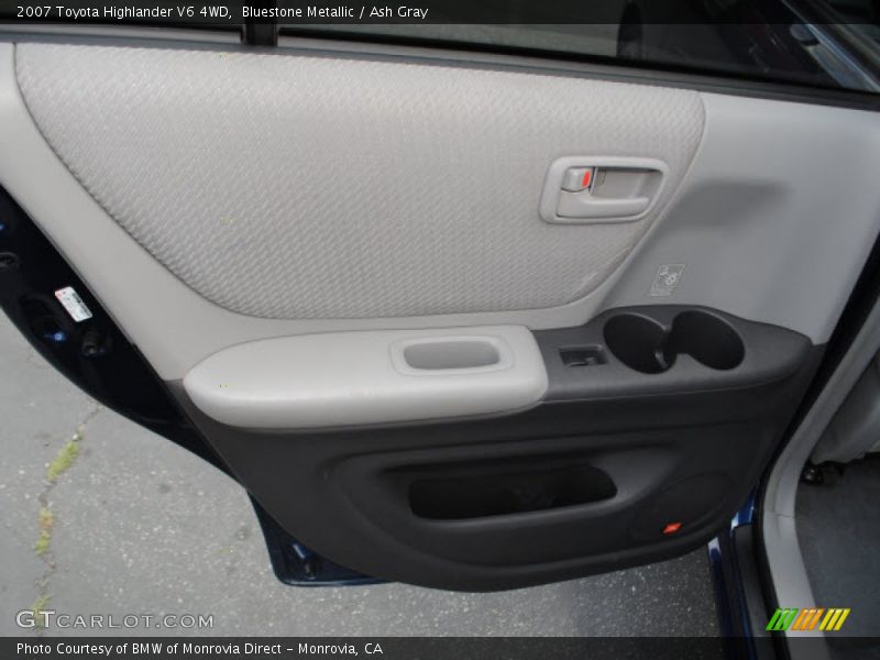 Bluestone Metallic / Ash Gray 2007 Toyota Highlander V6 4WD