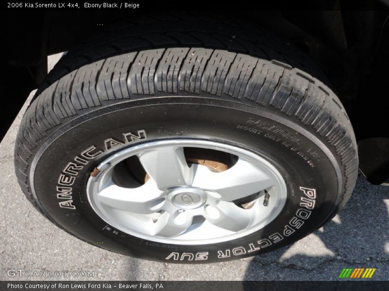 Ebony Black / Beige 2006 Kia Sorento LX 4x4