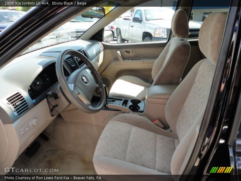 Ebony Black / Beige 2006 Kia Sorento LX 4x4