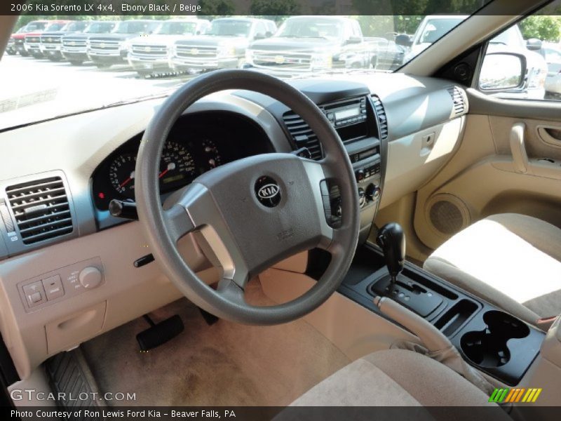 Ebony Black / Beige 2006 Kia Sorento LX 4x4