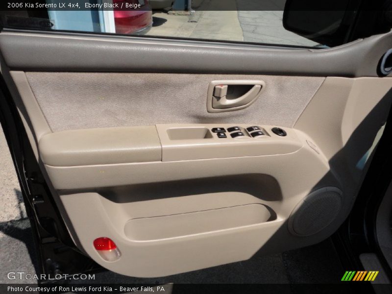 Ebony Black / Beige 2006 Kia Sorento LX 4x4
