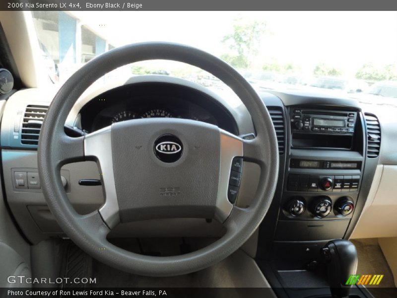 Ebony Black / Beige 2006 Kia Sorento LX 4x4