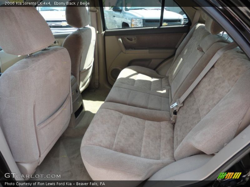 Ebony Black / Beige 2006 Kia Sorento LX 4x4