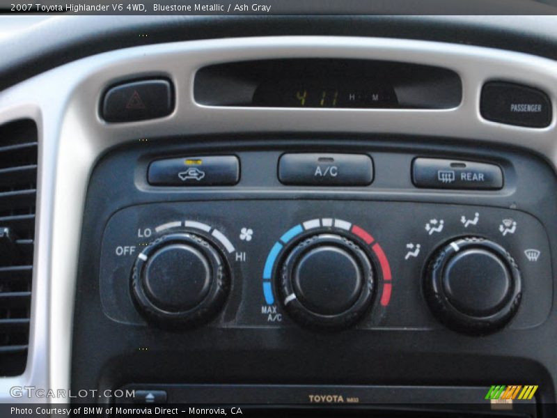 Bluestone Metallic / Ash Gray 2007 Toyota Highlander V6 4WD