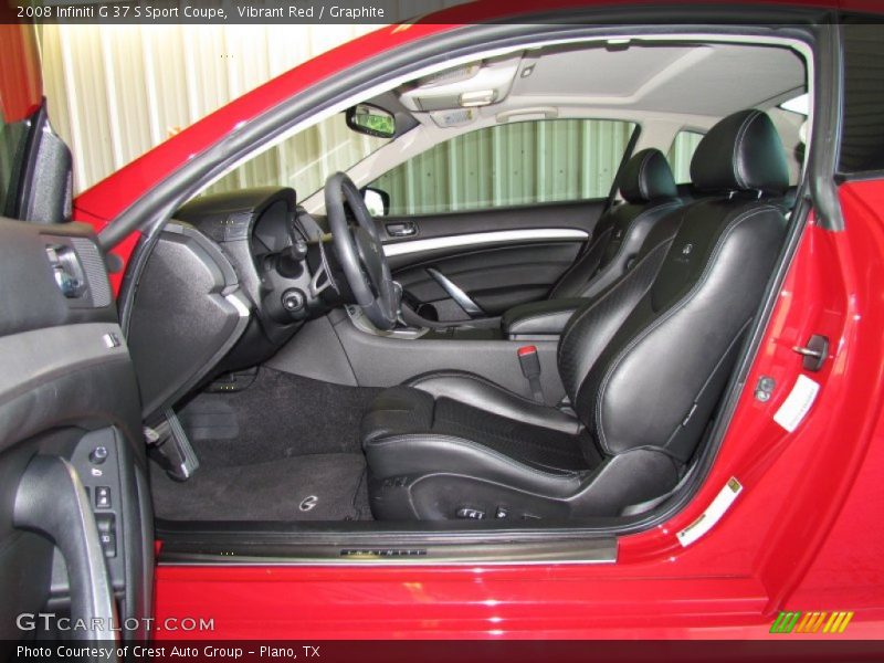 Vibrant Red / Graphite 2008 Infiniti G 37 S Sport Coupe