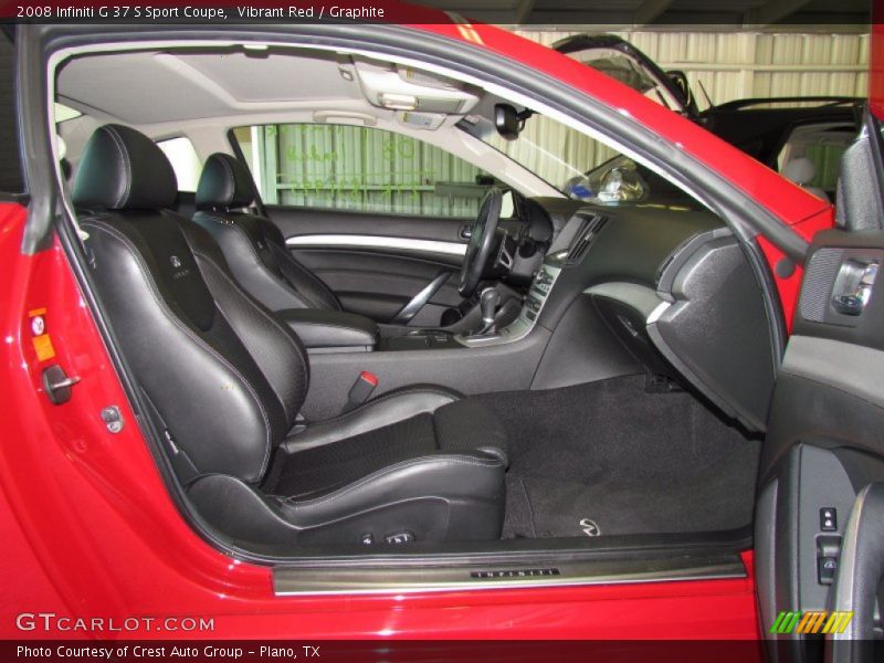 Vibrant Red / Graphite 2008 Infiniti G 37 S Sport Coupe