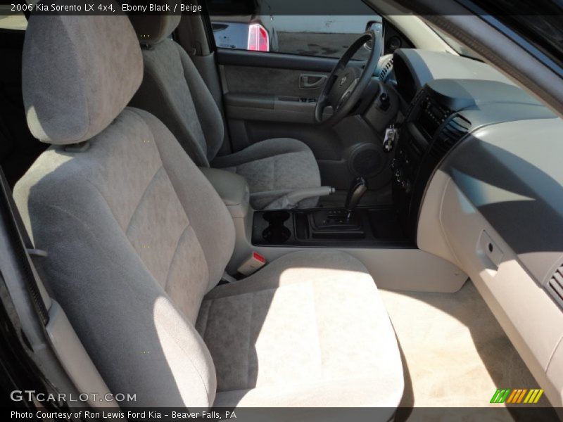 Ebony Black / Beige 2006 Kia Sorento LX 4x4