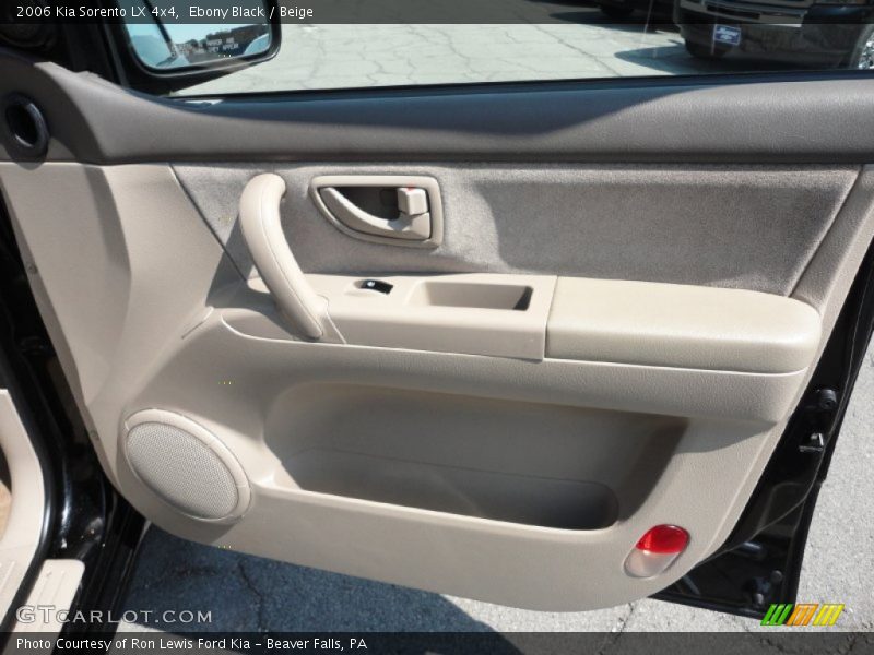 Ebony Black / Beige 2006 Kia Sorento LX 4x4