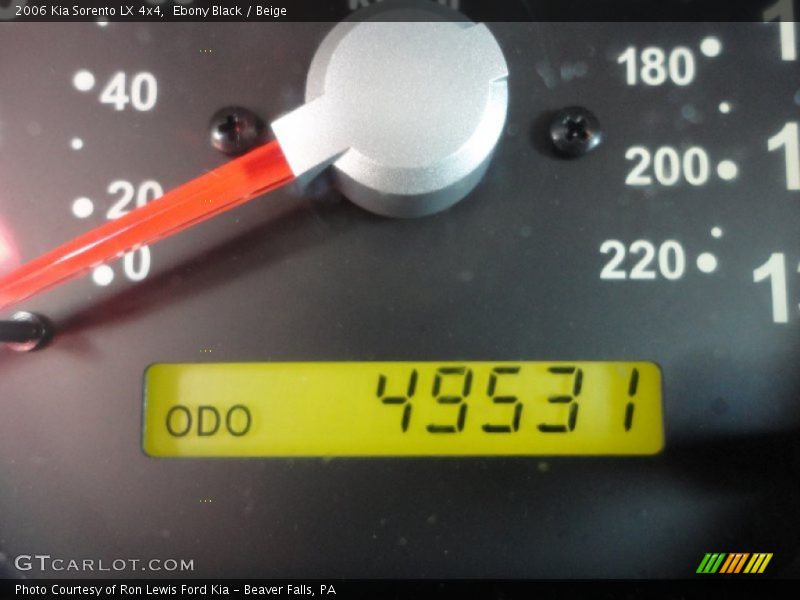 Ebony Black / Beige 2006 Kia Sorento LX 4x4