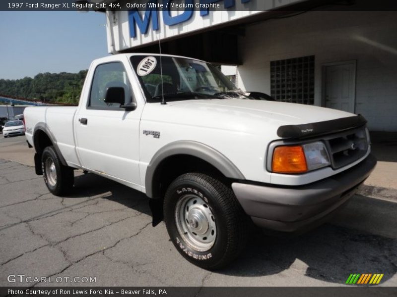 Oxford White / Medium Graphite 1997 Ford Ranger XL Regular Cab 4x4