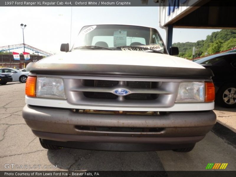 Oxford White / Medium Graphite 1997 Ford Ranger XL Regular Cab 4x4