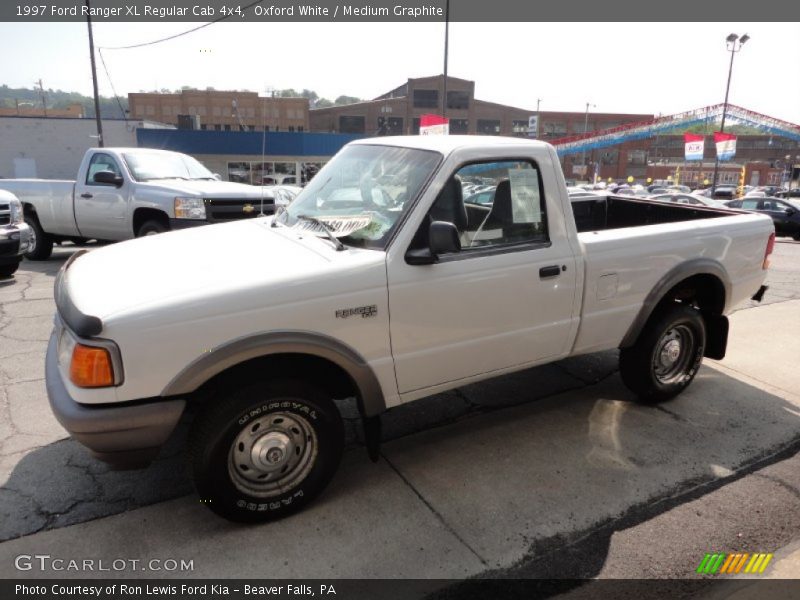 Oxford White / Medium Graphite 1997 Ford Ranger XL Regular Cab 4x4