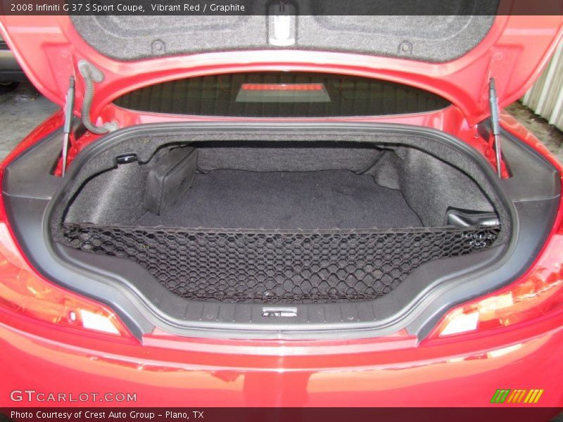 Vibrant Red / Graphite 2008 Infiniti G 37 S Sport Coupe
