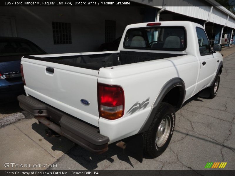 Oxford White / Medium Graphite 1997 Ford Ranger XL Regular Cab 4x4