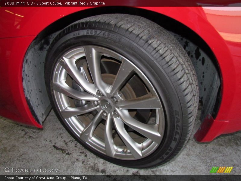 Vibrant Red / Graphite 2008 Infiniti G 37 S Sport Coupe