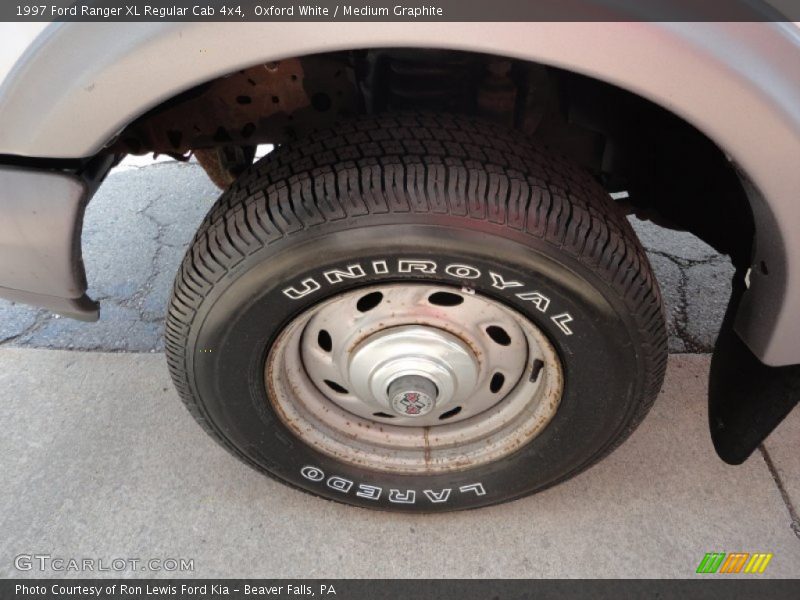 Oxford White / Medium Graphite 1997 Ford Ranger XL Regular Cab 4x4