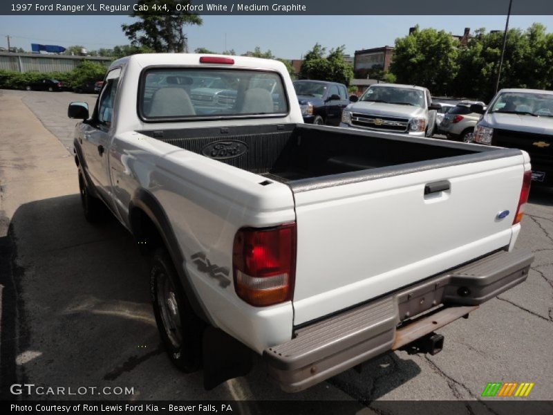 Oxford White / Medium Graphite 1997 Ford Ranger XL Regular Cab 4x4
