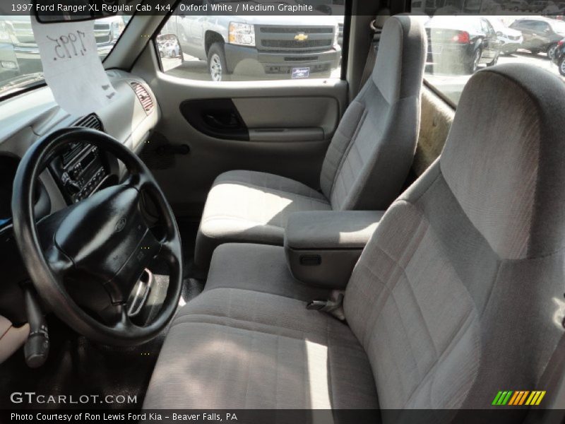 Oxford White / Medium Graphite 1997 Ford Ranger XL Regular Cab 4x4