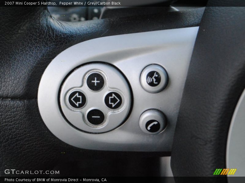 Pepper White / Grey/Carbon Black 2007 Mini Cooper S Hardtop