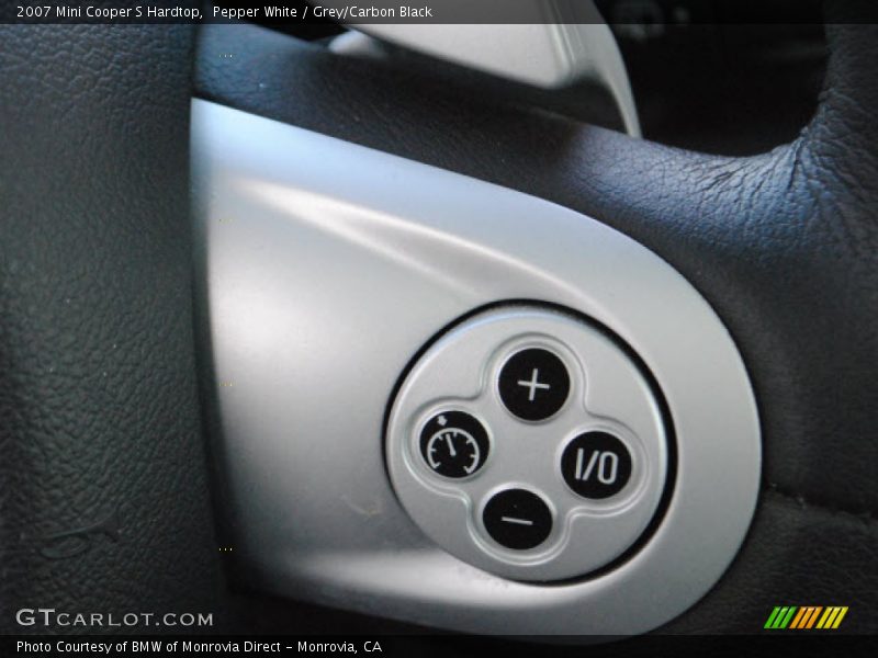 Pepper White / Grey/Carbon Black 2007 Mini Cooper S Hardtop