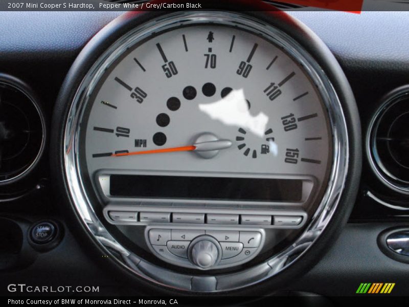 Pepper White / Grey/Carbon Black 2007 Mini Cooper S Hardtop