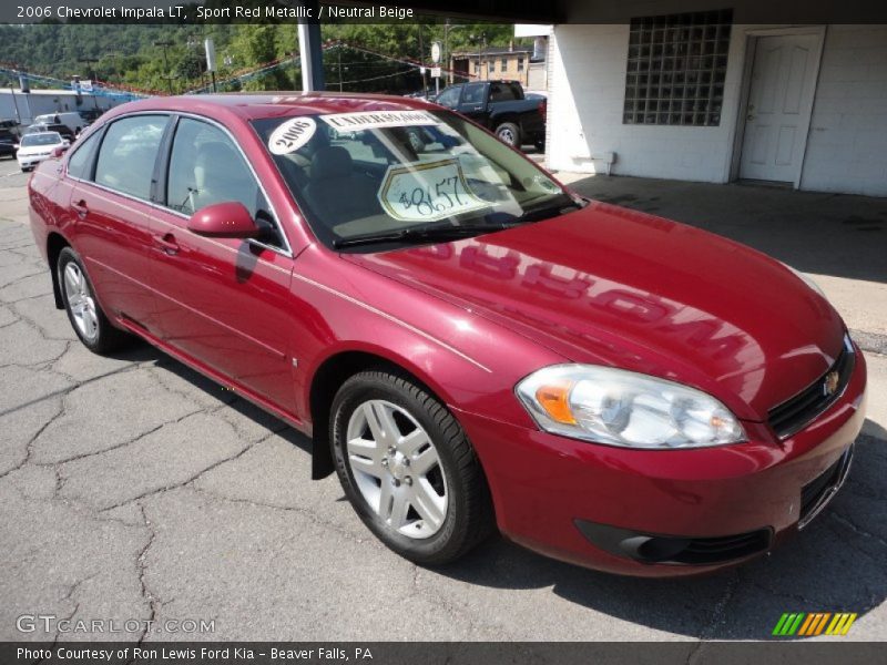 Sport Red Metallic / Neutral Beige 2006 Chevrolet Impala LT