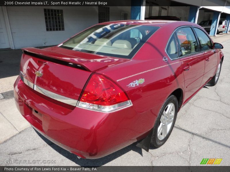 Sport Red Metallic / Neutral Beige 2006 Chevrolet Impala LT
