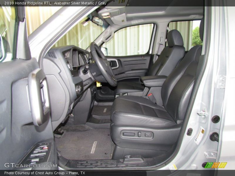 2010 Ridgeline RTL Gray Interior