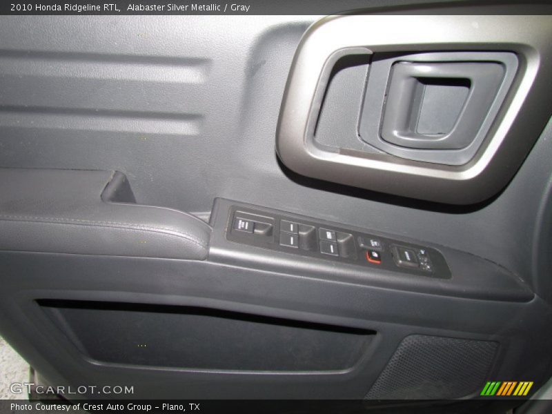 Alabaster Silver Metallic / Gray 2010 Honda Ridgeline RTL