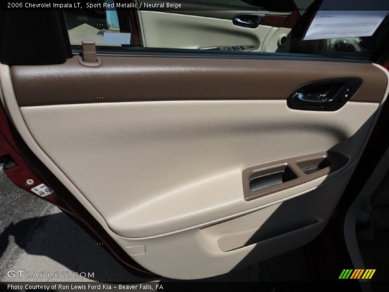 Sport Red Metallic / Neutral Beige 2006 Chevrolet Impala LT